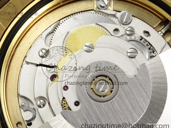 0212 Day Date 36 YG RAF 1:1 Best Edition Green Stone Roman Dial on YG Bracelet A Durable 1524